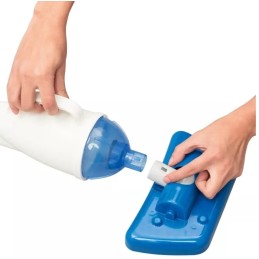 Aquacrawl baseino dulkių siurblys yra labai efektyvus