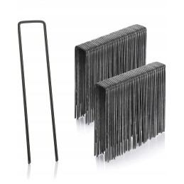 Smeigtukai kaiščiai inkarai agrotekstilei agrotekstilės audinio kilimėlis 15cm 500vnt