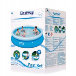 Išsiplečiantis sodo baseinas 366 x 76 cm bestway 57273