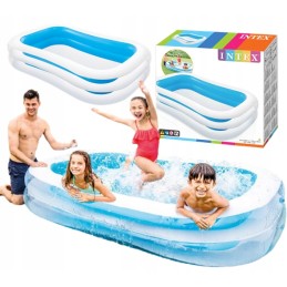 Intex pripučiamas stačiakampis baseinas, didelis, 262x175x56