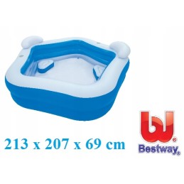 Baseinas su sėdynėmis 213 207 69 cm bestway 54153