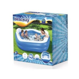 Pripučiamas baseinas šeimai 213x206cm bestway 2 sėdynės 2 pagalvėlės 54153