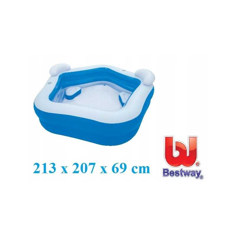 Šeimos baseinas su sėdynėmis bestway 54153