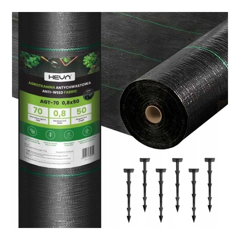 ⭐⭐Agrotekstilė agrotekstilės piktžolės 70g juodas kilimėlis 0,8x50m uv 3% tvirti inkarai⭐⭐