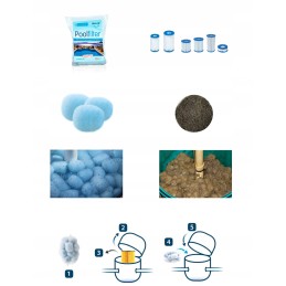 Silverloon baseino smėlio siurblio filtras 700g