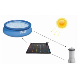 Saulės kilimėlis intex baseino šildymui 120x120