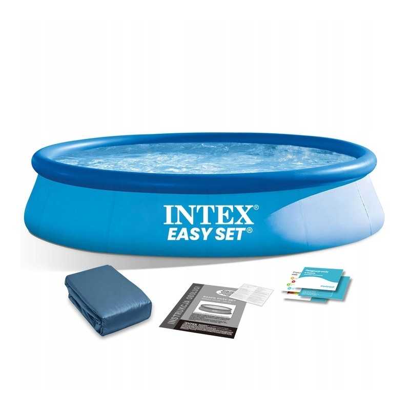 Išplečiamasis sodo baseinas 305 x 76 cm rinkinys 2in1 intex 28120