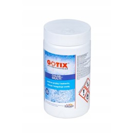 Chlortix baseinui multi 1kg chlortix šokas 1kg gotix rinkinys baseinui