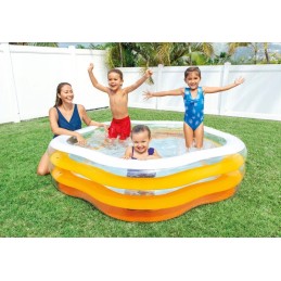 Intex pripučiamas baseinas 5 skyriai 185x180x53 56495