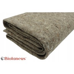 ✨ Labai storas biotekstilės mulčiavimas iš avies vilnos biolaneus 1x5m 250g