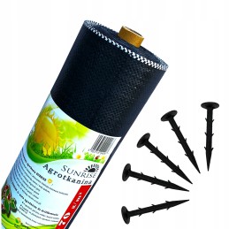 Agrotextile black sunrise standartiniai uv70 kaiščiai