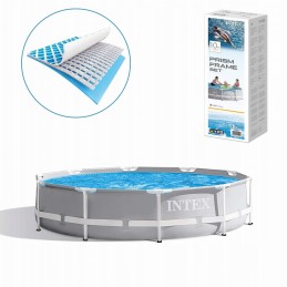 Intex 6700np prizmas dārza karkasa baseins 305cm