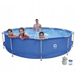 Sodo baseinas 360 x 76 cm, Avenli rėmo siurblys