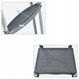 Costway baseino kopėčios 4 laipteliai 178 cm