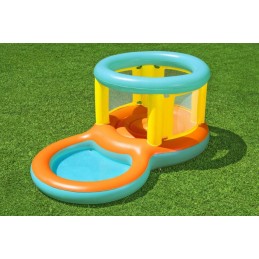 Pripučiamas šokinėjimas su baseinu 2in1 vaikams 3 bestway 239x142x102