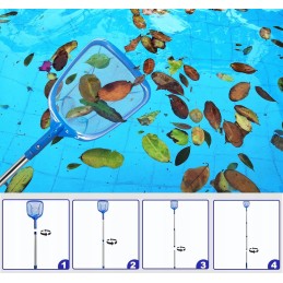 Nusileidimo tinklas 83 200 cm selektorinis tinklas teleskopinis baseino valymas