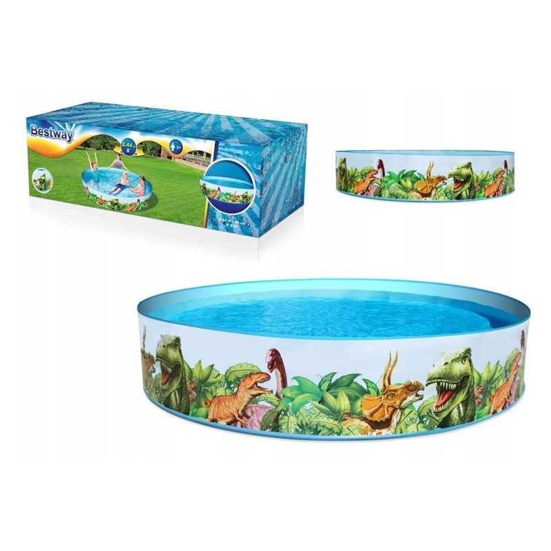 Bestway 55001 sodo baseino dinozaurai 244cmx46cm