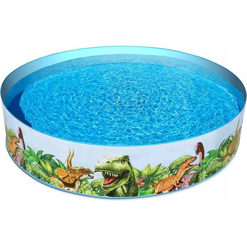 Dinozaurų išsiplėtimo sodo baseinas 244x46 bestway
