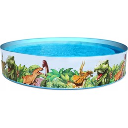 Dinozaurų išsiplėtimo sodo baseinas 244x46 bestway