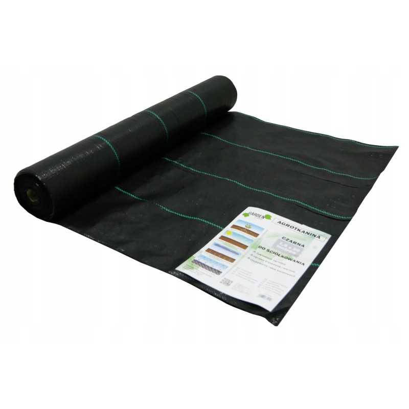 Žemės ūkio audinys juodas sodas 1 6 x 50 m 70 g m2 žiurkėnas