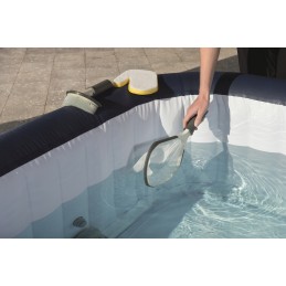 Sūkurinės vonios valymo rinkinys, šepetys, pirštinė ir sietelis