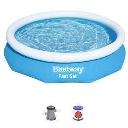 Išsiplėtimo baseinas 57458 305x66 cm su bestway siurbliu
