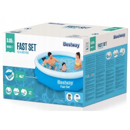 Išsiplėtimo baseinas 57458 305x66 cm su bestway siurbliu