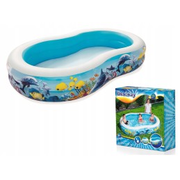 Vaikų pripučiamas baseinas 54118 ir sija 262x157 bestway