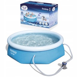 Bestway išplečiamas sodo baseinas 244x66 57268