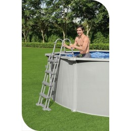 Bestway dvipusės baseino kopėčios 122 cm 58331