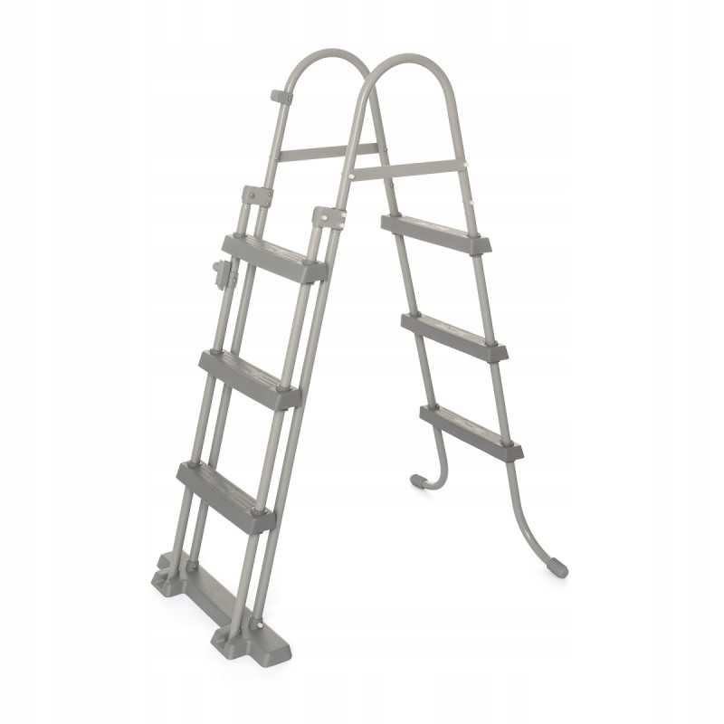 Dvipusės baseino kopėčios, 107 cm