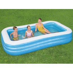 Bestway didelis stačiakampis sodo baseinas vaikams 305x183x56cm