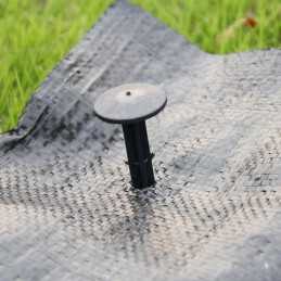 Inkariniai kaiščių kaiščiai agrotekstilei, stipriai agrotekstilei, 50 vnt, 15 cm