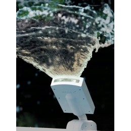 Baseino fontanas su intex LED užuolaida