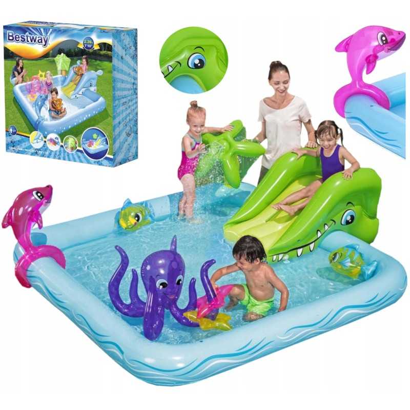 Vaikų baseinas, čiuožykla, žaislai, žaidimų aikštelė, xl