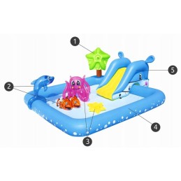 Vaikų baseinas, čiuožykla, žaislai, žaidimų aikštelė, xl