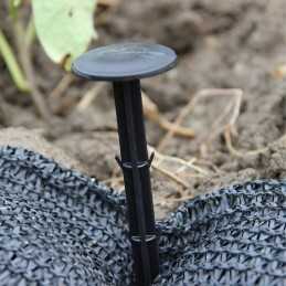 Inkariniai kaiščių kaiščiai agrotekstilei, stipriai agrotekstilei, 50 vnt, 15 cm