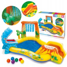 Intex vandens žaidimų aikštelė, dinozaurų baseino čiuožykla