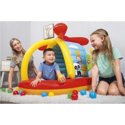 Fisher Price pripučiamas maniežas vaikams, helio irklavimo baseinas