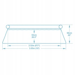 Išplečiamasis sodo baseinas 305 x 66 cm 9in1 bestway 5