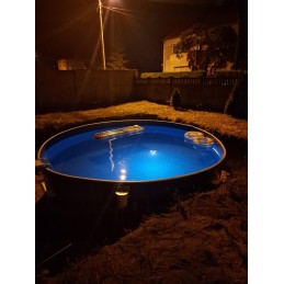 Saulės plūduriuojanti baseino lempa, dreifuojanti