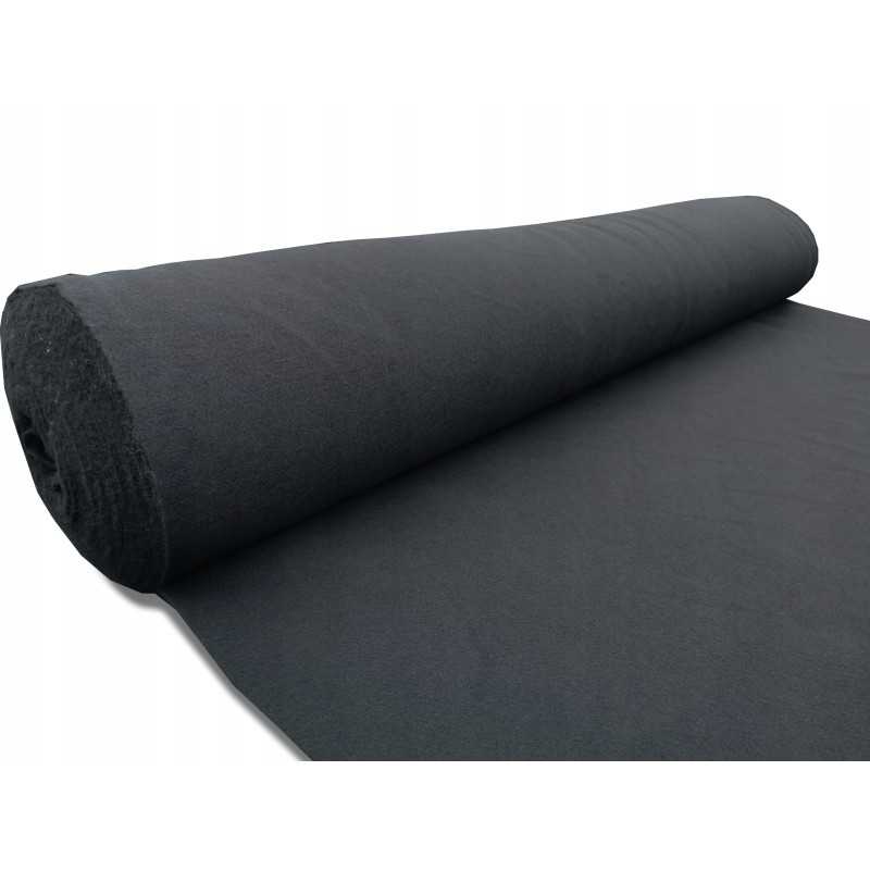 Kokybiška juoda pes150n geotekstilė, matmenys 0,5 m x 50 m