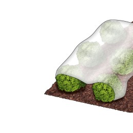 Žiemą-pavasarį dengianti parko agrotekstilė, balta, 150 x 1000 cm, 0 g/m²