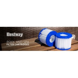 Baseino filtras 12x Bestway 58093 tipo i siurbliui