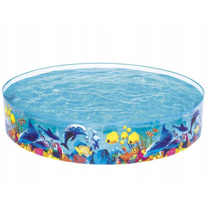 Bestway apvalus išsiplėtimo baseinas 244 x 244 cm