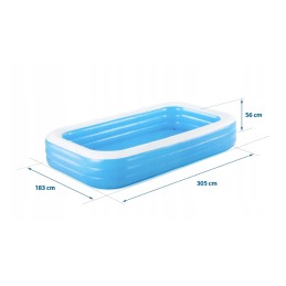 Stačiakampis pripučiamas baseinas 305 x 183 cm