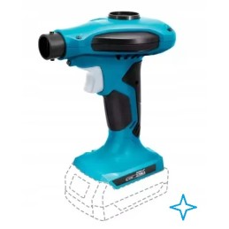 Ded sas pistoleto siurblio baterija 18v ed 460l h ded7079