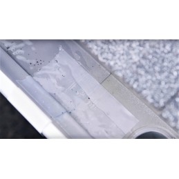 Bespalvė vandeniui atspari plati juosta baseinams