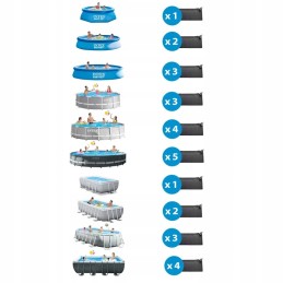 Saulės vandens šildymo kilimėlis intex 28685 baseinui