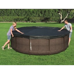 Uždangalas 549 cm rėmo baseinui, bestway 58039 baseino uždangalas